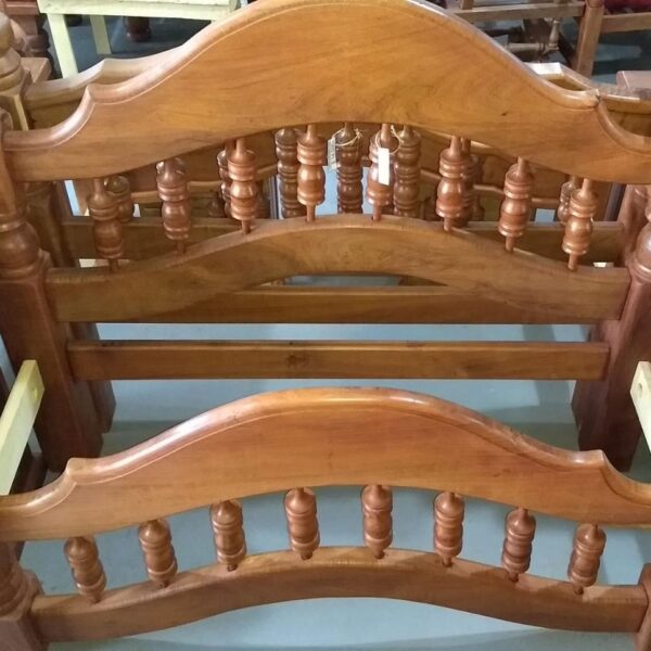 3420-CAMA 2 PLAZAS ARABE PESADA   (PATAS 12X12)