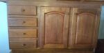 600-BAJO MESADA 1.40 mts 4 CAJONES 2 PUERTAS
