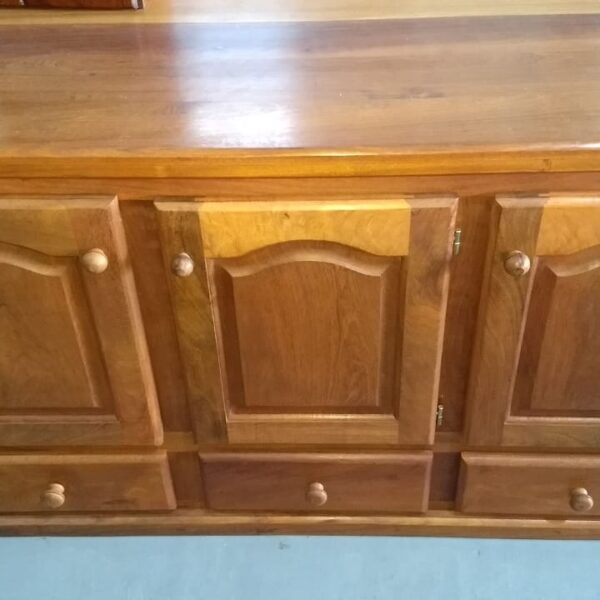 2860-COMODA 1.40 MTS 3 CAJONES 3 PUERTAS