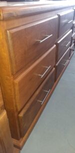 2900-COMODA 1.40 MTS 6 CAJONES MANIJA METAL - Imagen 2