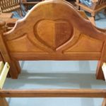 3500-CAMA 2 PLAZAS CORAZÓN TABLERO