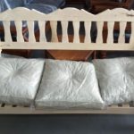 5400-JUEGO LIVING ASTURIANO 3 C MAD.BLANCA (1 SILLON TRIPLE + 2 INDIVIDUALES)