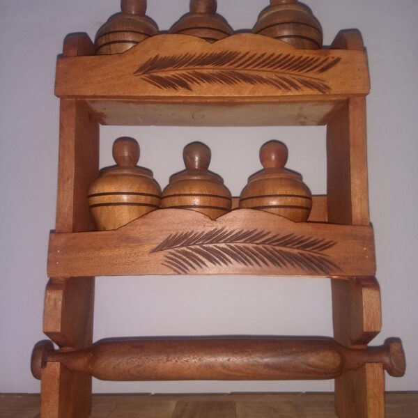 1220-ESPECIEROS  (6 PIEZAS)+PORTARROLLO