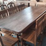 8880-MESA RECTANGULAR 2.00 MTS  MÁS 8 SILLAS AURELIA