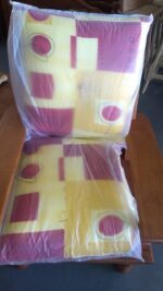 5540-ALMOHADONES TELA Y CUERINA - Imagen 6