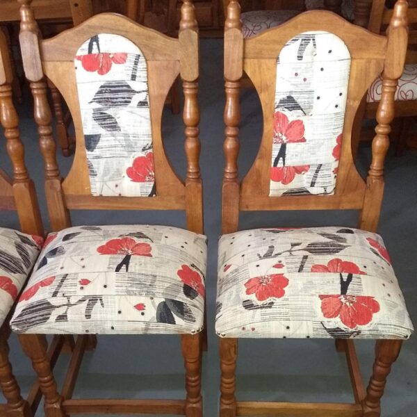 13460-SILLAS ESTILO TAPIZADAS