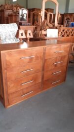 2840-COMODA 1.40 MTS ESTILO RECTO (CON MANIJAS) - Imagen 2