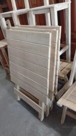 11080-MESA PLEGABLE 0,70X0,70 (MADERA BLANCA) - Imagen 4